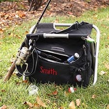 Personalized Fishing and Camping Cooler Chair - 9732