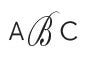 Raised Script