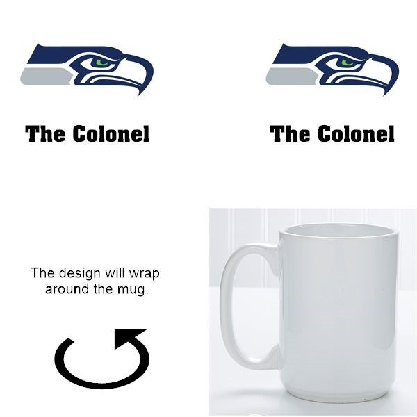 NFL Seattle Seahawks Personalized Coffee Mugs