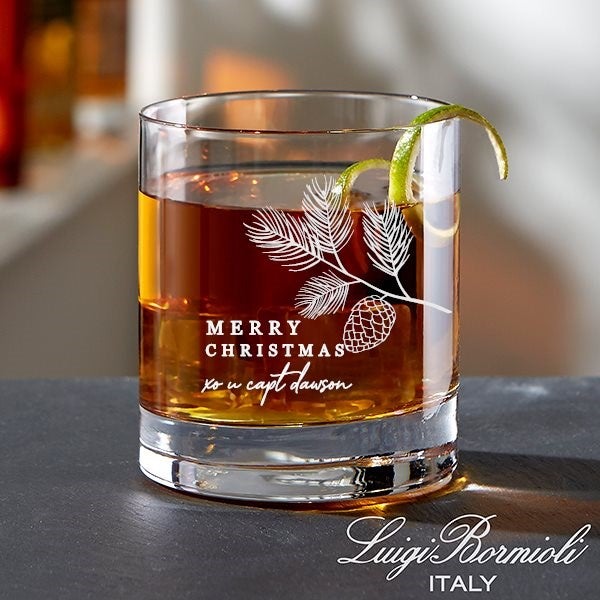 Dandat 48 Pcs Merry Christmas Clear Shot Glasses Set