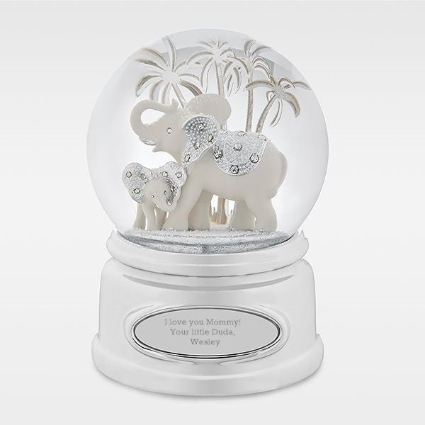 Precious Moments Overflowing with Love Noah's Ark Inspired Musical Resin Snow Globe, Sentimental Nursery Décor, Ideal Baby Shower or Holiday Figurine Gift, 173432