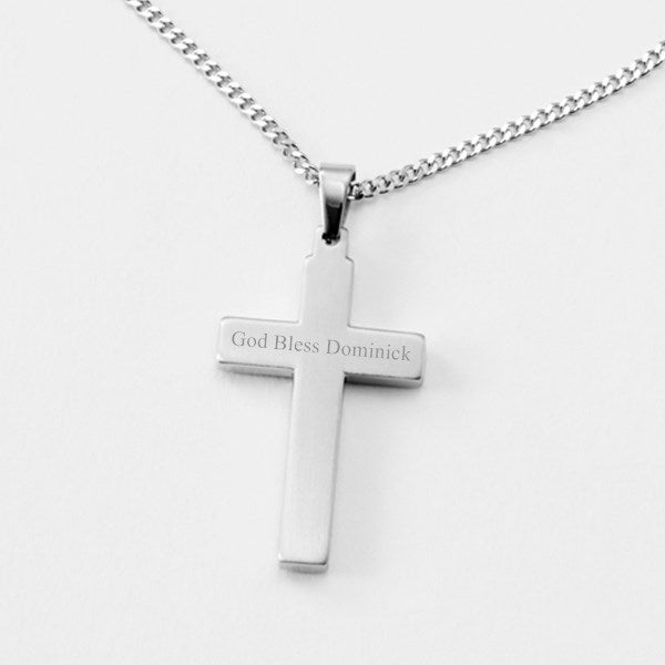 小物 engrave the cross Engraved Wall Cross For Boys