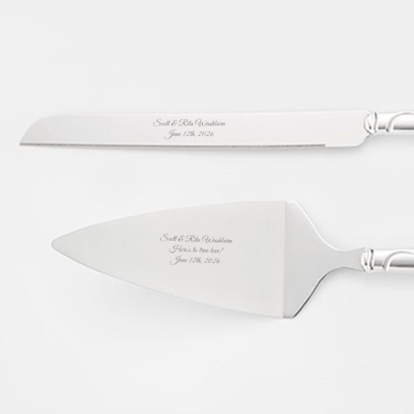 Lenox ケーキサーバーセット Amazon.com | Lenox Cake Knife & Server Adorn Set, Silver
