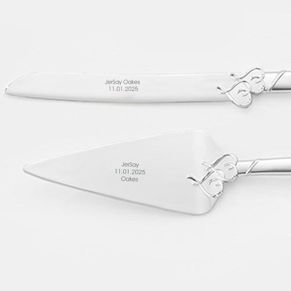 Engraved Lenox True Love Server Set