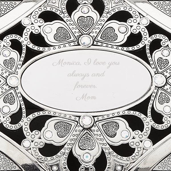 Engraved Anastasia Musical Jewelry Box