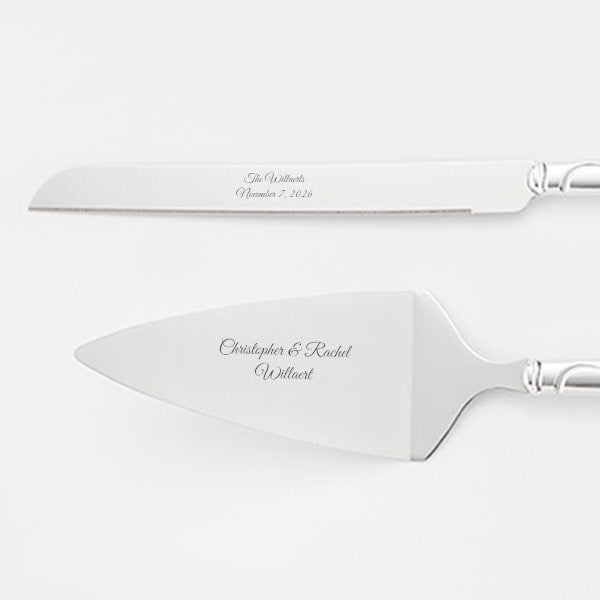 Engraved Lenox Adorn Cake Server Set
