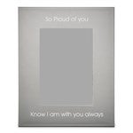 43382 - Engraved Tremont Gunmetal 5x7 Picture Frame