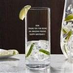 42711 - Engraved Office Message Luigi Bormioli® Classico Beverage Glass