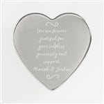 41264 - Write Your Own Message Personalized Silver Heart Keepsake Box