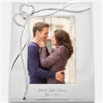 46270 - Engraved Intertwined Heart 5x7\"Picture Frame
