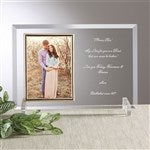 42319 - Engraved Glass Vertical Picture Frame For Her