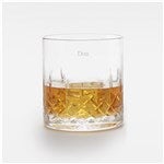 46040 - Engraved Pineapple Cut Crystal DOF Whiskey Glass