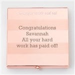 47715 - Engraved Rose Gold Frosted Strip Compact