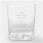 44305 - Engraved Luigi Bormioli Strauss Rocks Glass