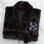 33287 - Lavish Last Name Embroidered Fleece Robes 