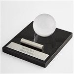 46050 - Engraved Black Marble Phone Stand