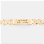 45922 - Engraved Golden ID Bracelet