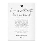 32754 - Love Is Patient Personalized Wedding Greeting Card