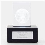 45910 - Engraved Planet Earth Light Up Globe