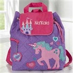 23366 - Unicorn Personalized Kids Backpack by Stephen Joseph