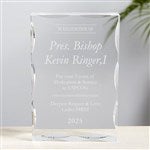 41558 - Performing with Excellence Personalized Keepsake Block