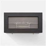 53599 - Engraved Vegan Leather Jewelry Box with Drawer