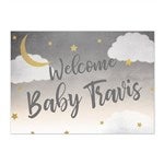 20458 - Beyond The Moon Personalized Baby Congratulations Cards