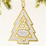 43948 - Signature Tree Engraved Spinning Metal Ornament