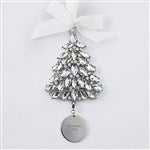 51331 - Engraved Jeweled Tree Ornament