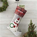 20996 - Wintry Cheer Personalized Christmas Stockings