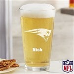 36705 - NFL New England Patriots Personalized Beer Glass