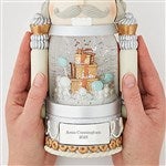50986 - Engraved Nutcracker Dome Snow Globe in Light Tone