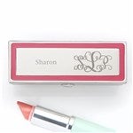 18700 - Curly Monogram Engraved Lipstick Case
