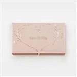46071 - Engraved Rose Gold Heart & Vines Card Case