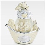 46041 - Engraved Noahs Ark Snow Globe