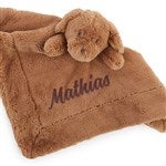 50640 - Embroidered Puppy Stuffed Animal Lovey