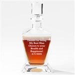 41758 - Engraved Footed Crystal Decanter