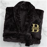 33287 - Lavish Last Name Embroidered Fleece Robes 