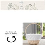 45538 - Easter Bunny Personalized Easter Basket with Folding Handle