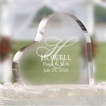 4195 - Wedding Monogram Personalized Cake Topper