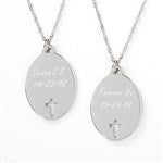 17303 - Forever In My Heart Personalized Memorial Pendant Necklace
