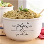 40469 - The Perfect Mix Personalized Serving Bowl