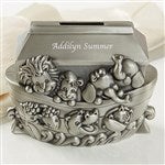 41953 - Engraved Noahs Ark Baby Bank