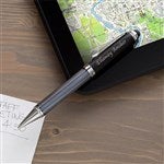 42211 - Engraved Office Black Stylus Ball-Point Pen