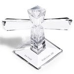 55466 - Etched Waterford Crystal Selah Standing Cross