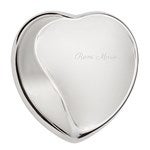 55515 - Engraved Georg Jensen Heart Keepsake Box