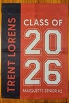 46781 - Collegiate Year Personalized Graduation Garden Flag