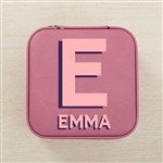 43189 - Shadow Name Personalized Leatherette Jewelry Case
