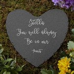 20617 - Memorial Expressions Personalized Heart Garden Stone