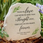 31119 - Greenery Memorial Personalized Standing Garden Stone